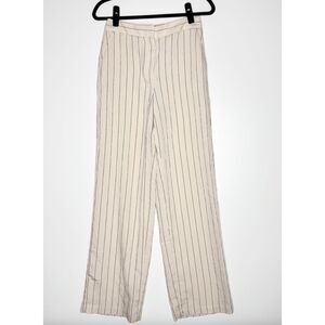 New Zara Flowing Striped Trouser Pants Women's Size XS